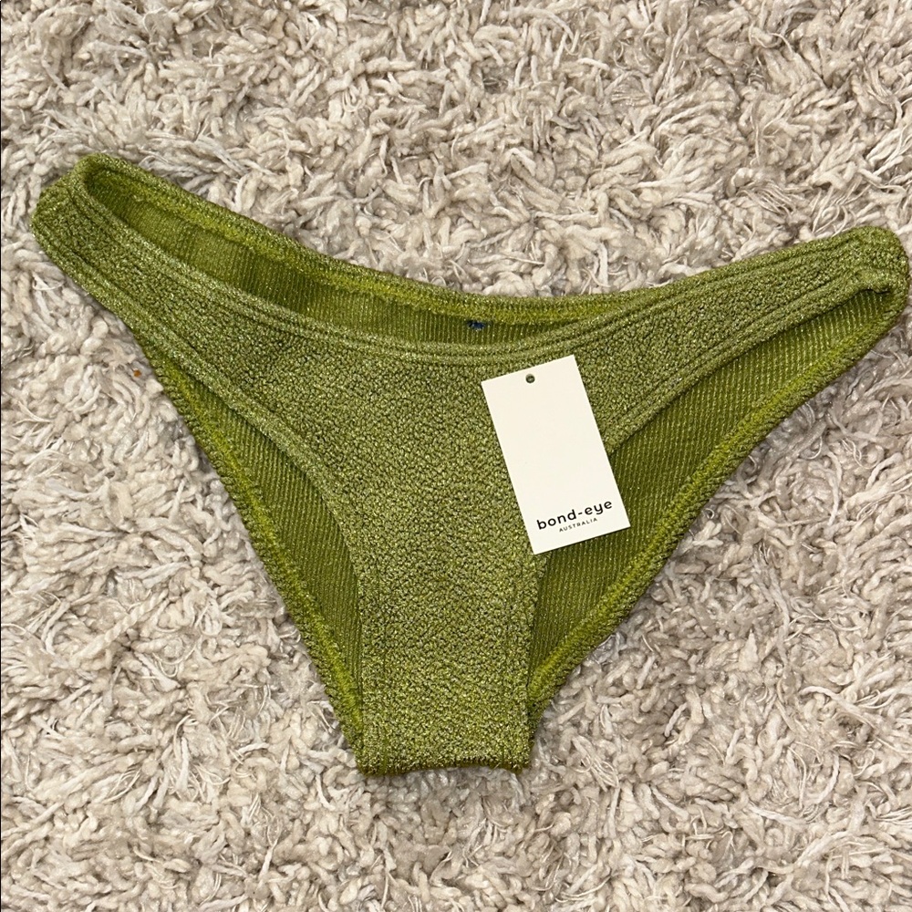 Bond-Eye Olive Swim Bottom